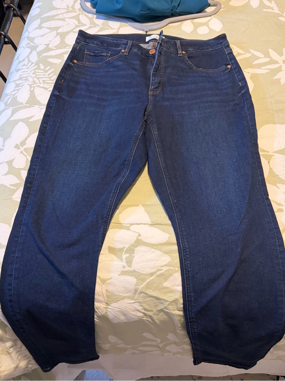 LOFT Dark Blue Boyfriend Jeans